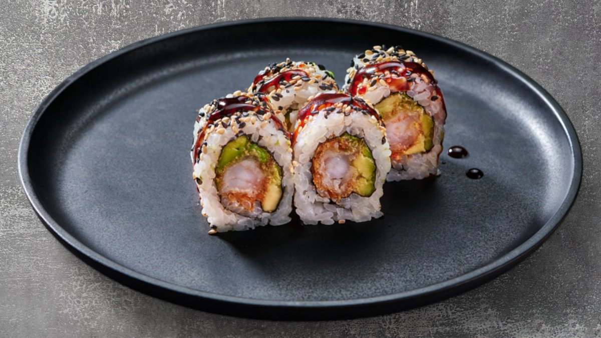 71. Uramaki Crispy Shrimp (8 stk)