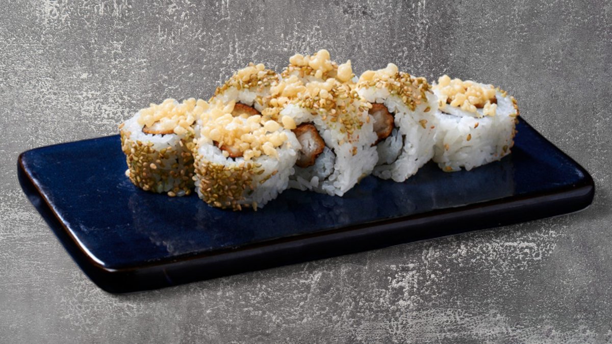 79A. Uramaki Crispy Fish Roll (8 stk)