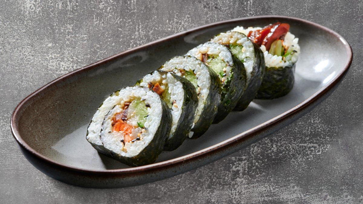 87. Futomaki Radish Mushroom (6 stk) (V)