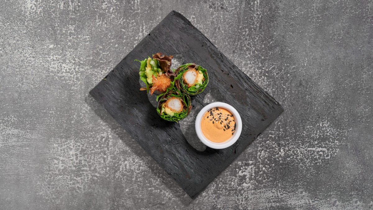 93A. Rispapir Crispy Ebi (6 stk)
