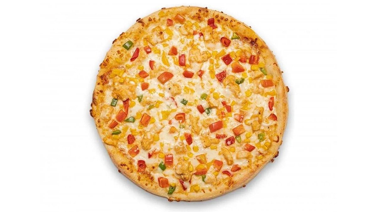 pizza pui și porumb
