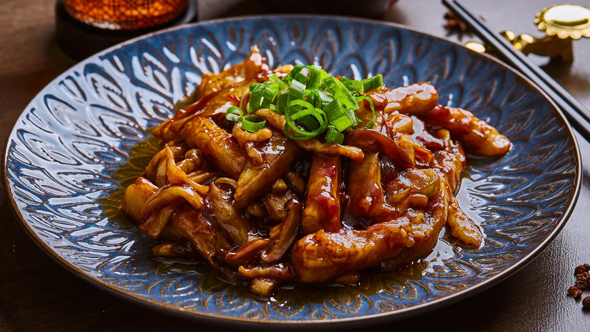 Braised Eggplant with marinated pork🌶️🌶️