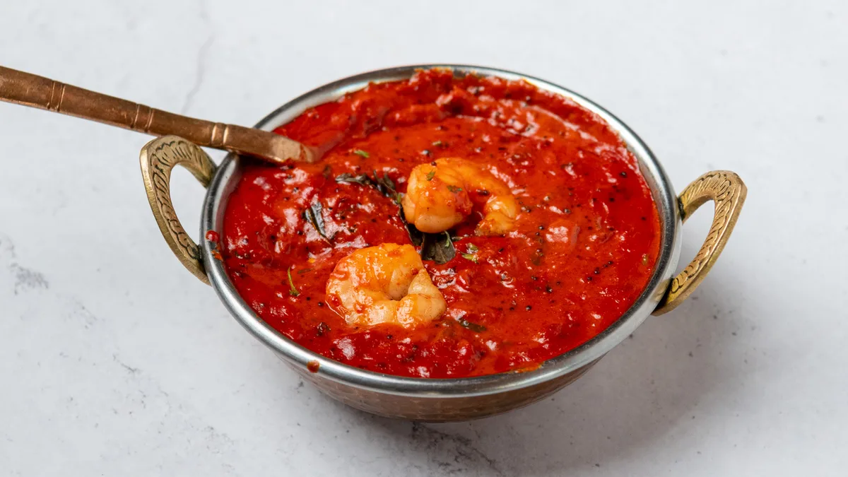 110. Prawns Madras