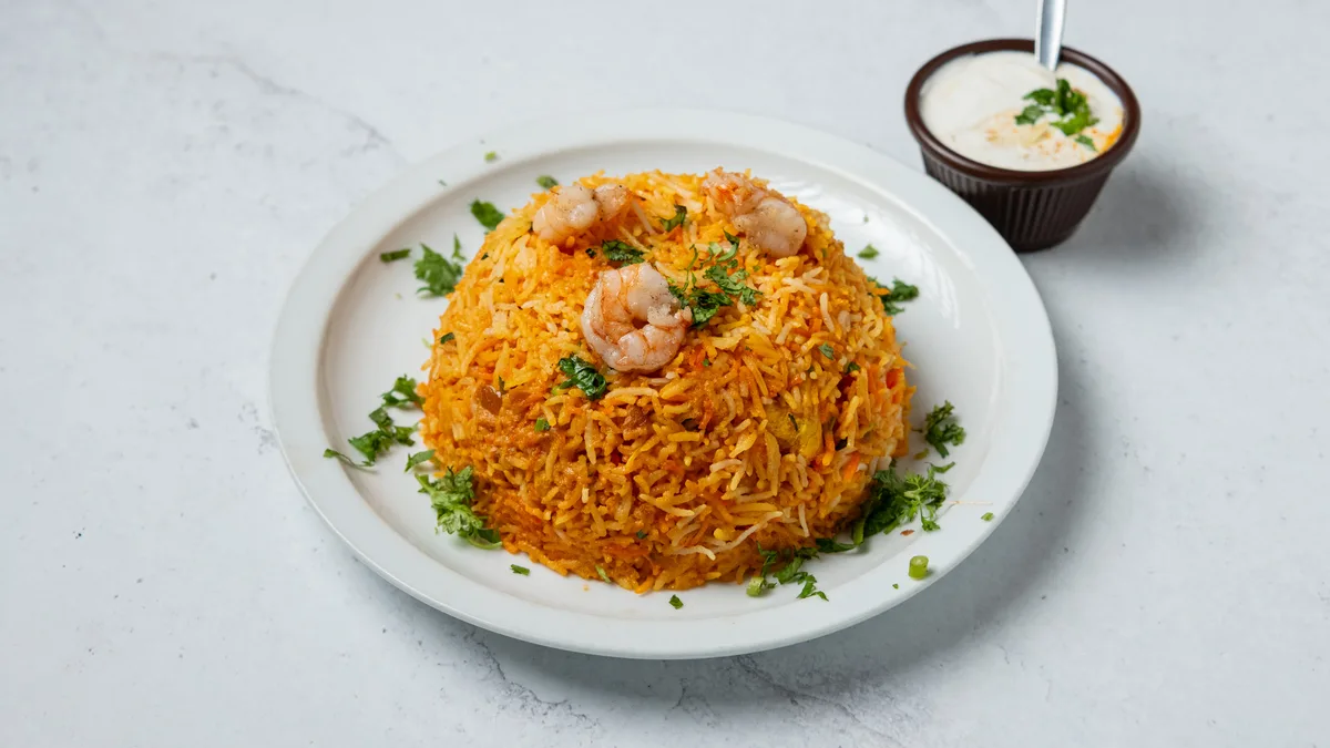 133. Prawns Biryani
