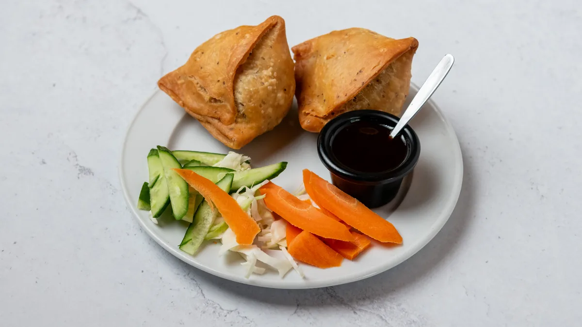 6.Vegetable Samosa
