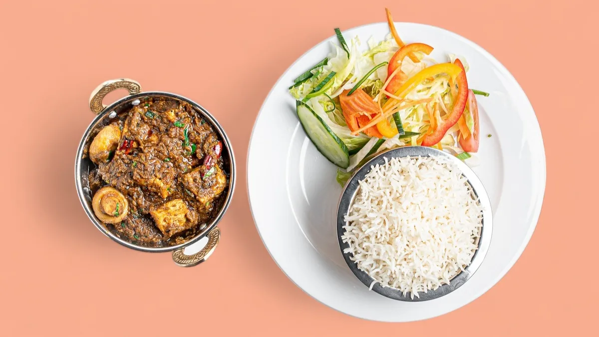 Tofu Mushroom Pepper Masala