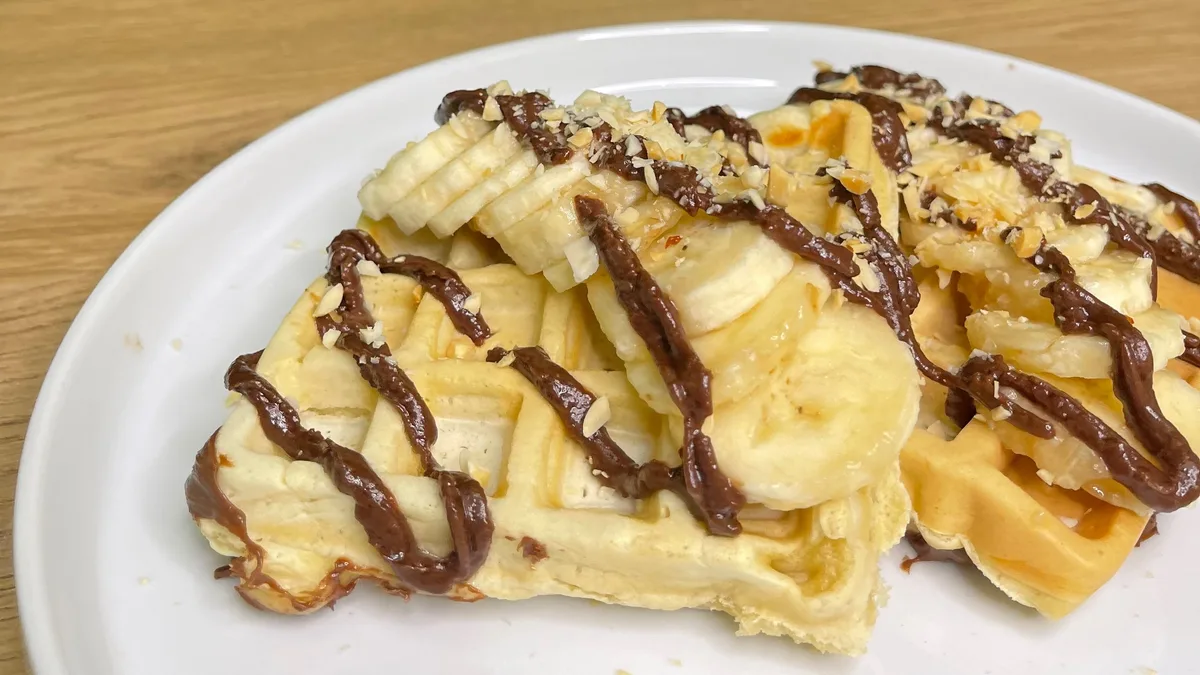 Banana Chocolate Waffle