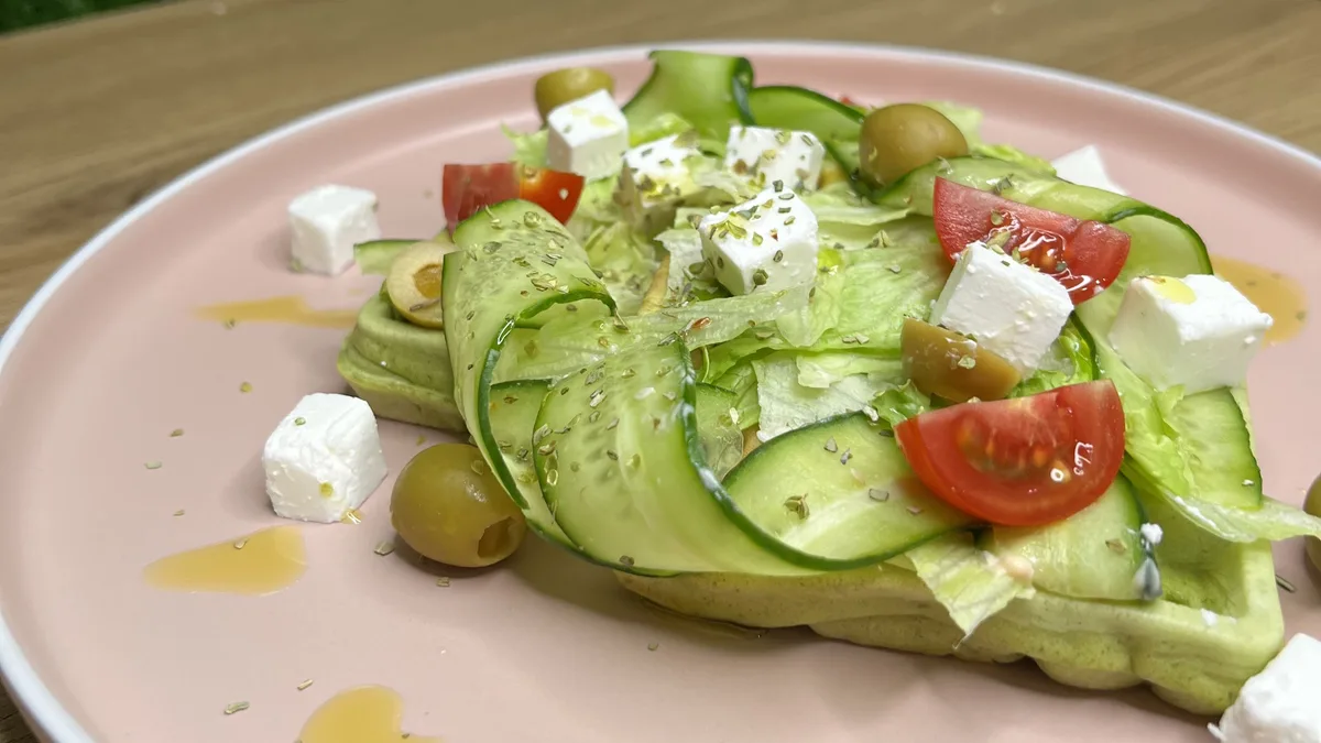 Greece Green Waffle