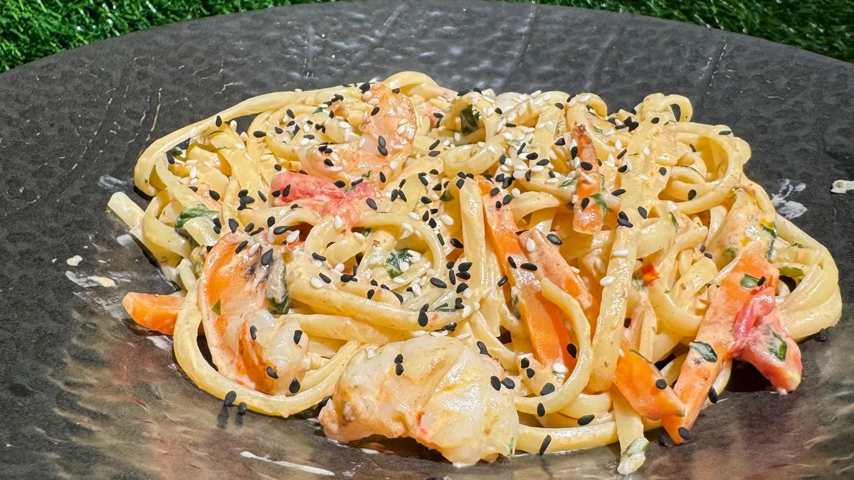 Shrimp and Cream Wok