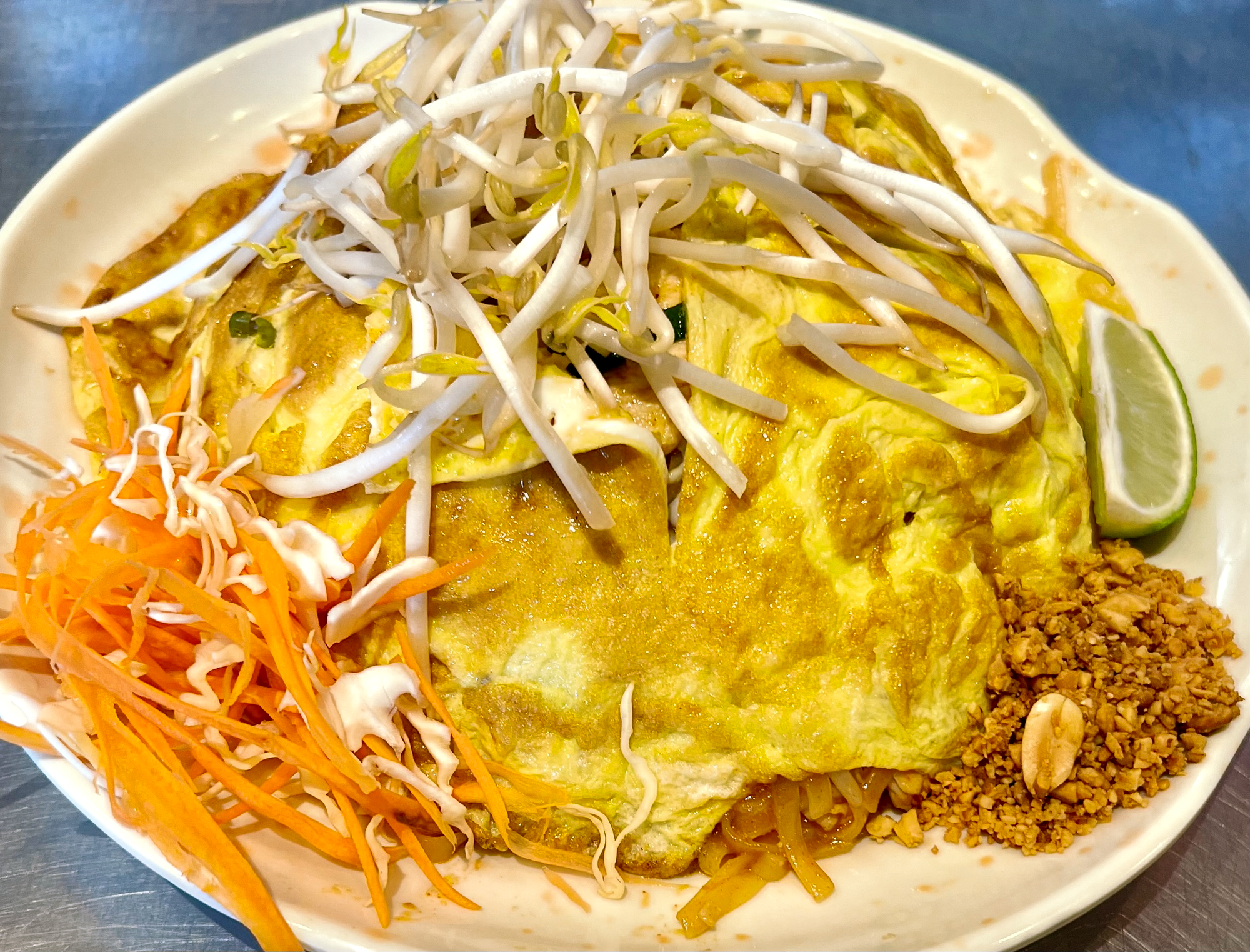 087. Pad Thai Omelet Noodle