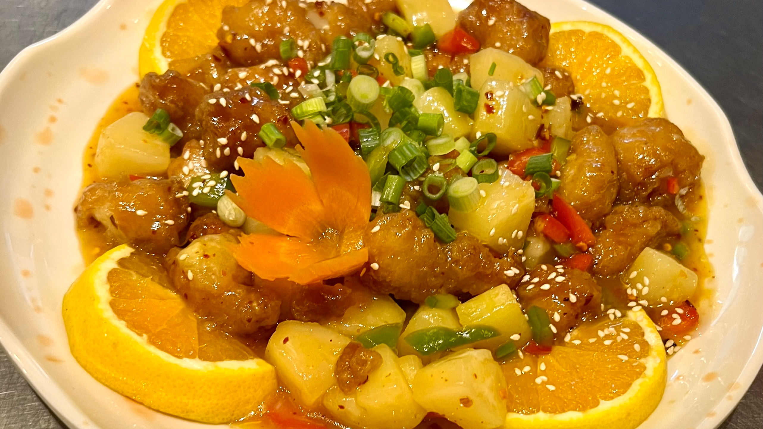113. Orange Sesame Chicken