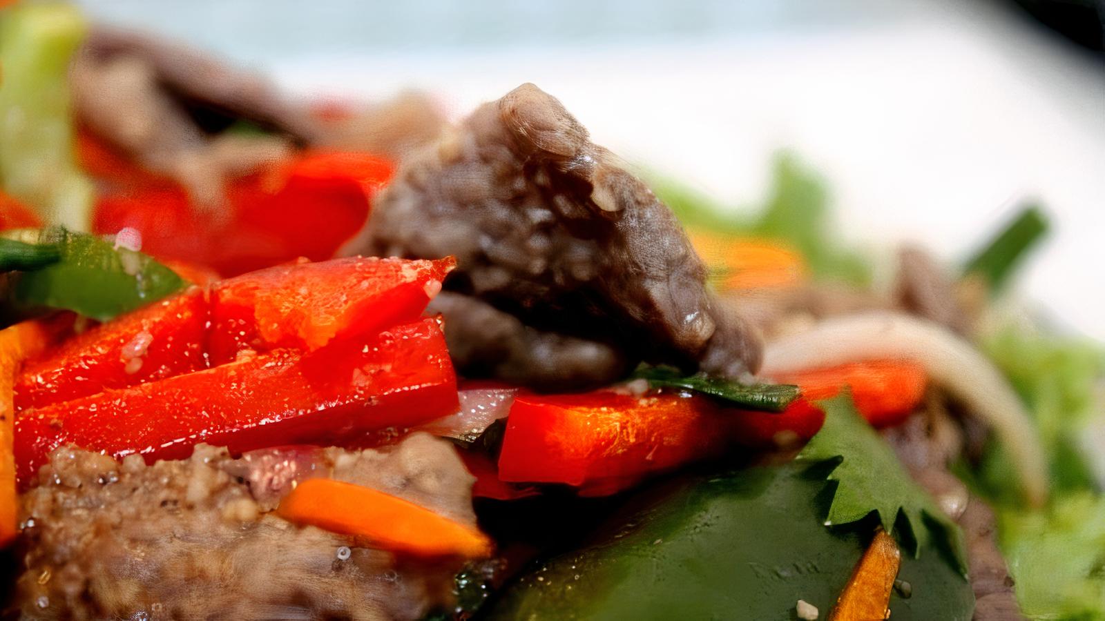 114. Pepper Steak Beef