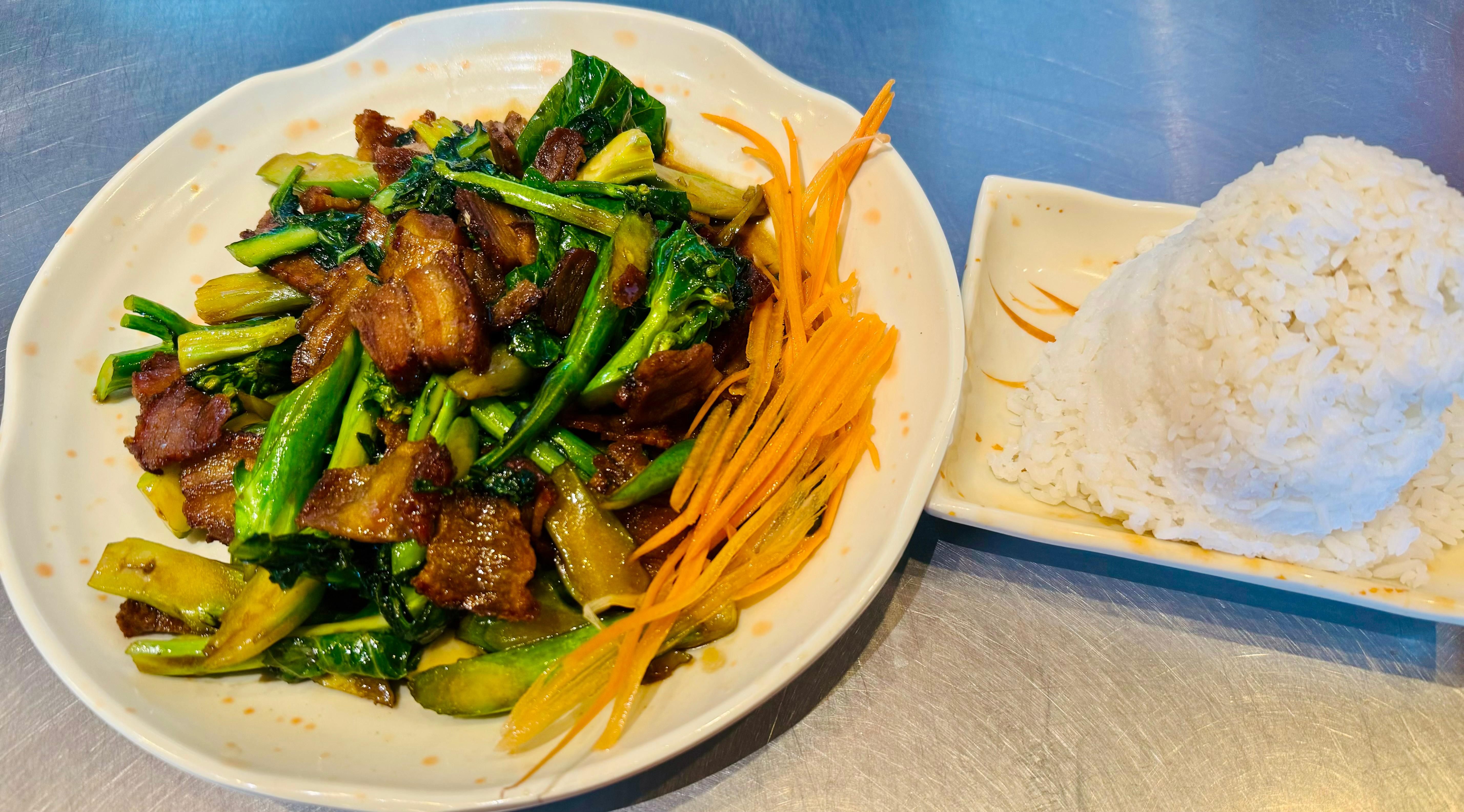115. Chinese Broccoli Pork Belly