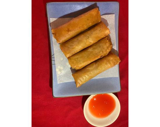 01. Vegetarian Egg Rolls（脆皮素春卷）