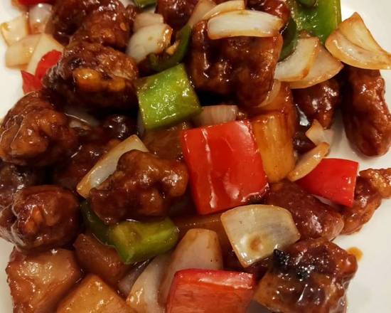 31.Sweet and Sour Spareribs w/Pineapple(生炒骨)