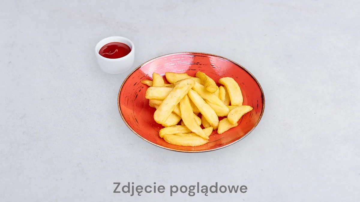 Frytki z ketchupem