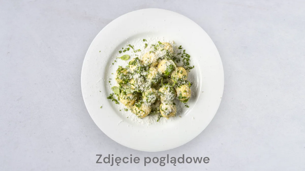 Gnocchi w sosie śmietanowo - brokułowym z serem