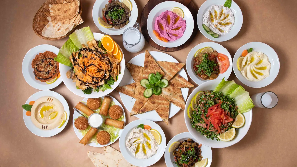 Vegetarian Meze for 4