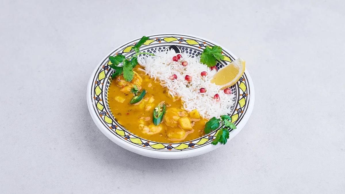 Krewetki z mango