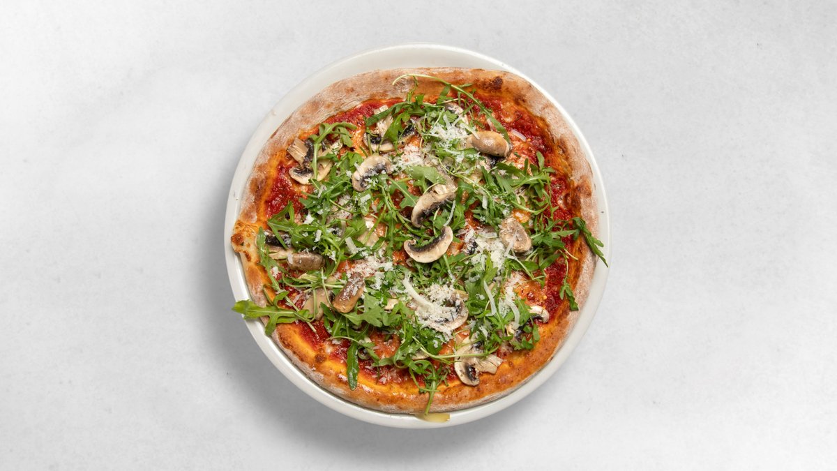 Pizza Funghi e Rucola