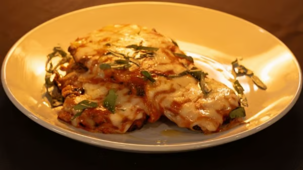 Masala Eggplant Parmesan