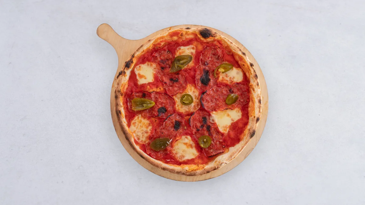 Pizza salami e chilli