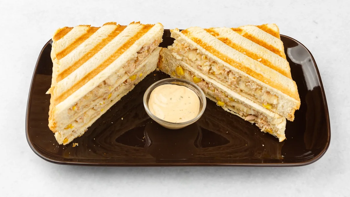 Toast double-triple tuna