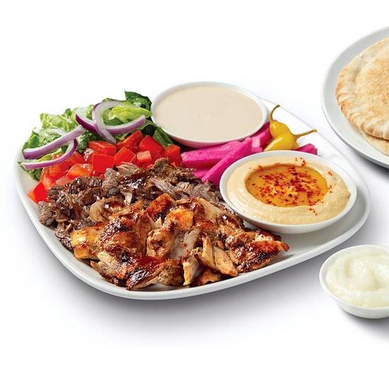 Tarna and Shawerma Combo Plate