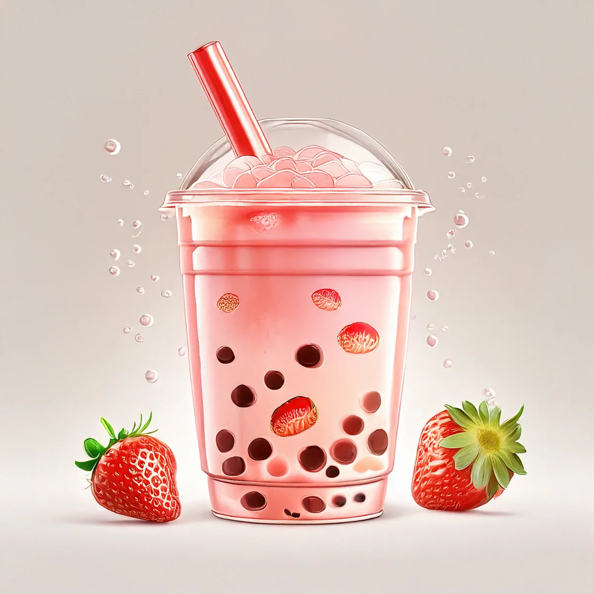 STRAWBERRY MILK TEA 50 CL
