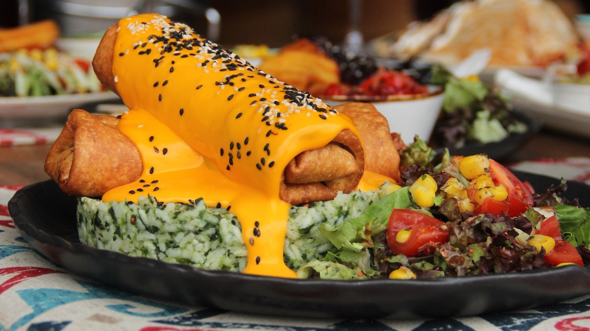 Chimichanga con carne