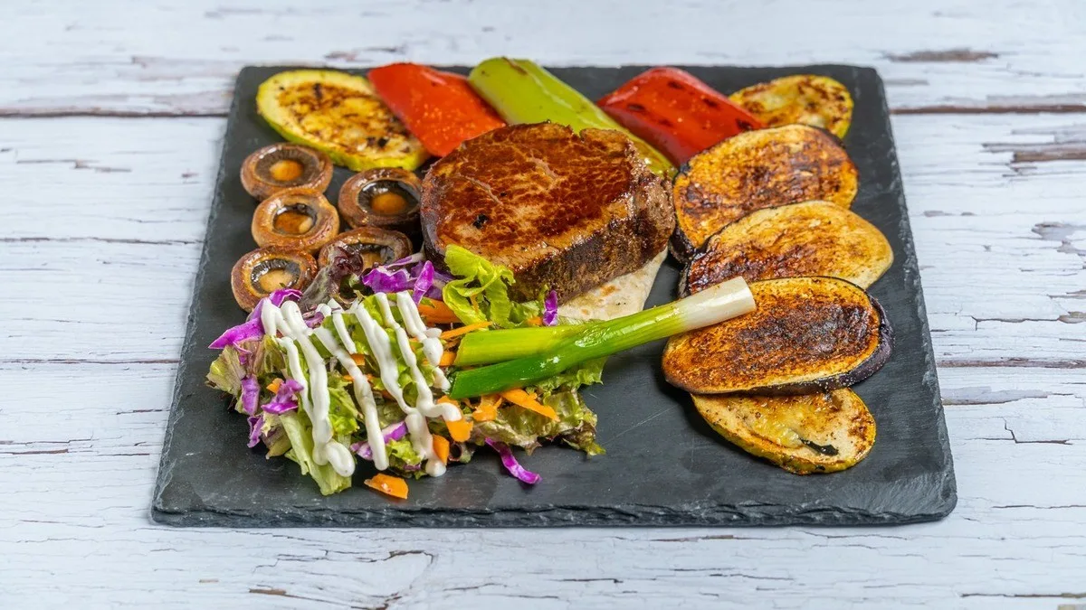 Filete con Verduras