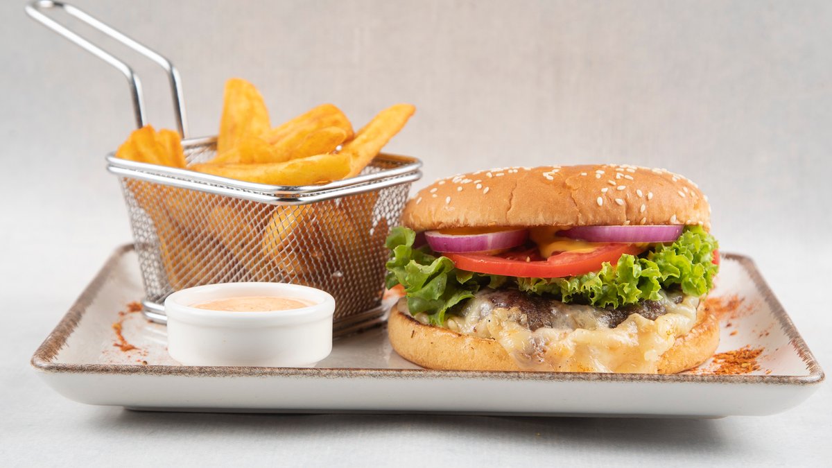 Hamburgesa con queso