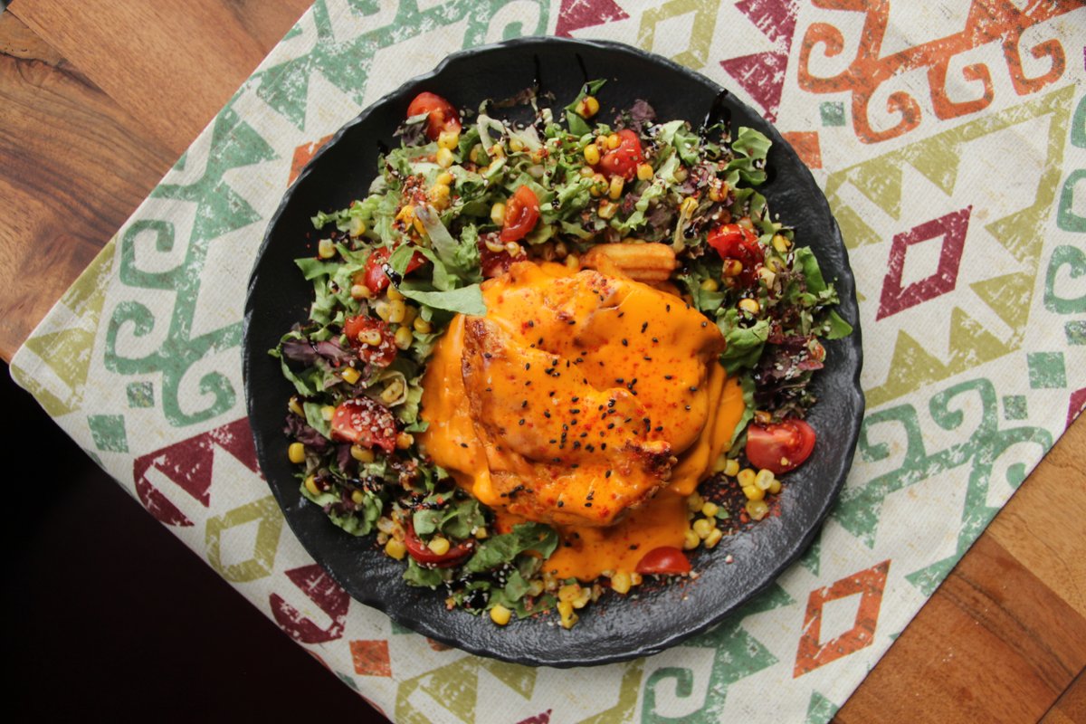 Pollo con cheddar