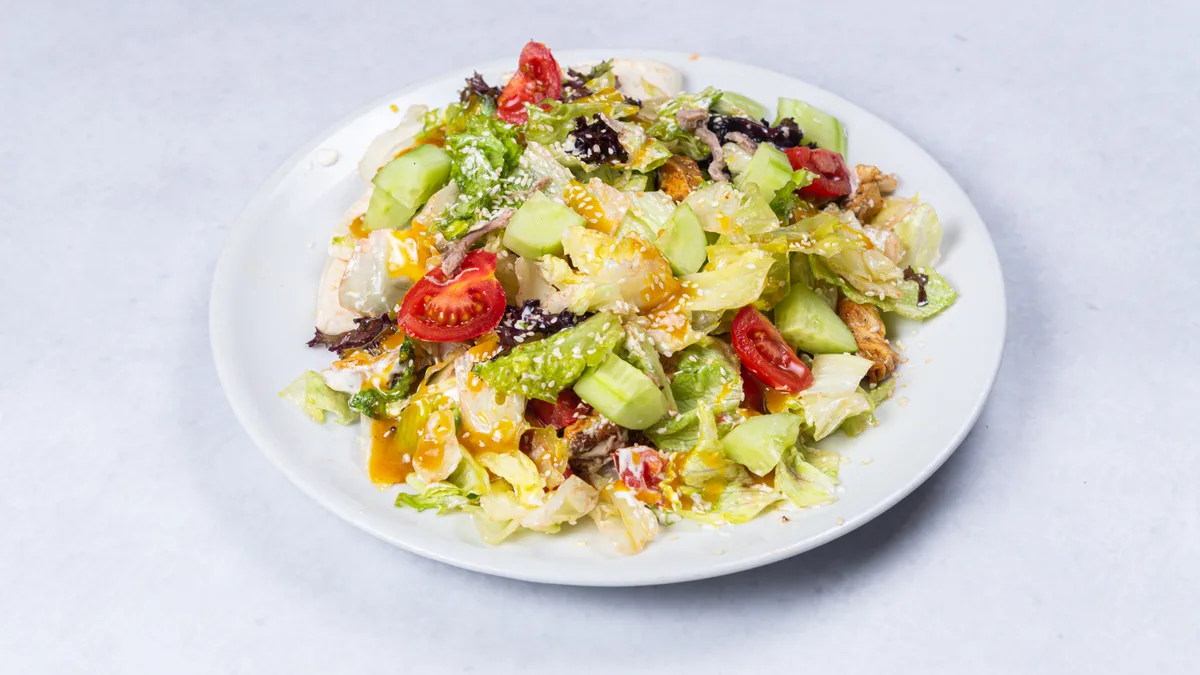 Ensalda con carne