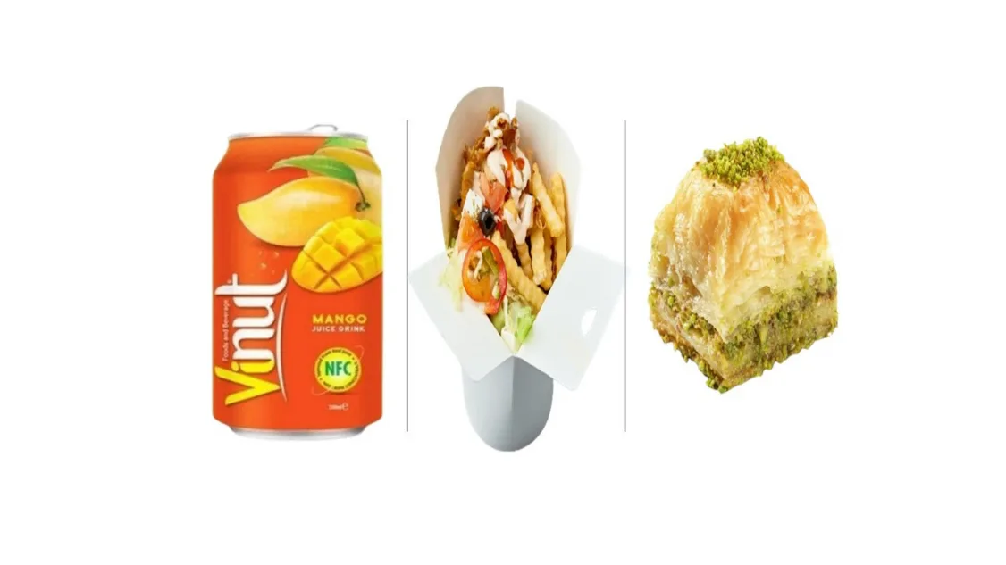 Zarin Kebab Special Box + Napój Mango 330 ml + Baklava