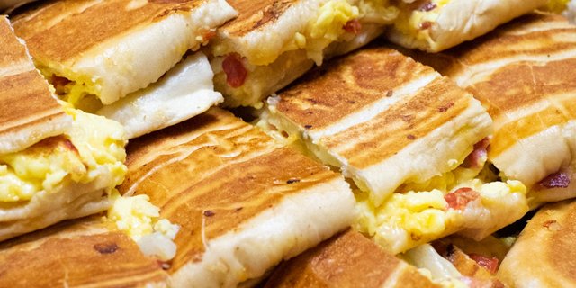 Mini Egg and Cheese Sandwiches