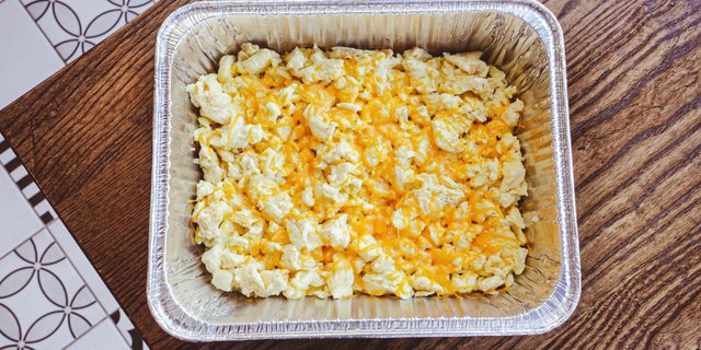 Scrambled Eggs and Cheese