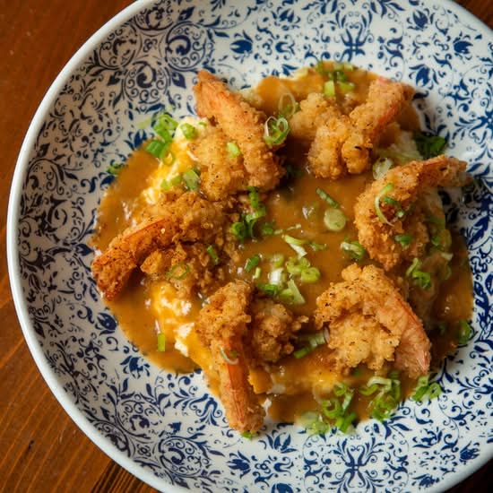 Crispy Shrimp and Grits