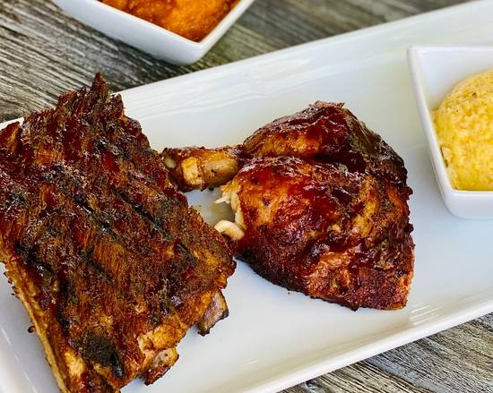 Rotisserie Chicken and Ribs