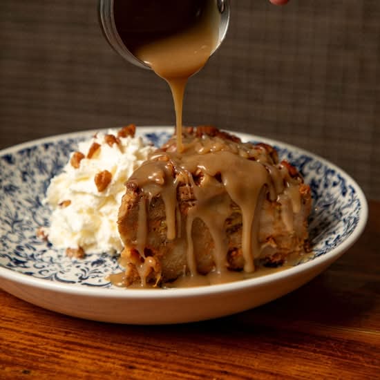 Sweet Potato Pecan Bread Pudding