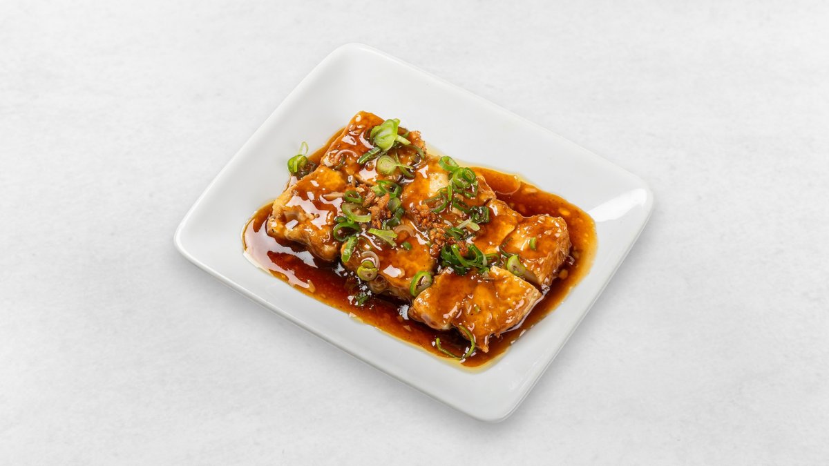 Tofu mit Glasierter Sojasoße