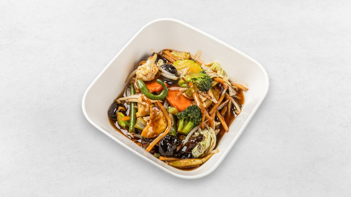 Vegetarisches Wok Gemüse