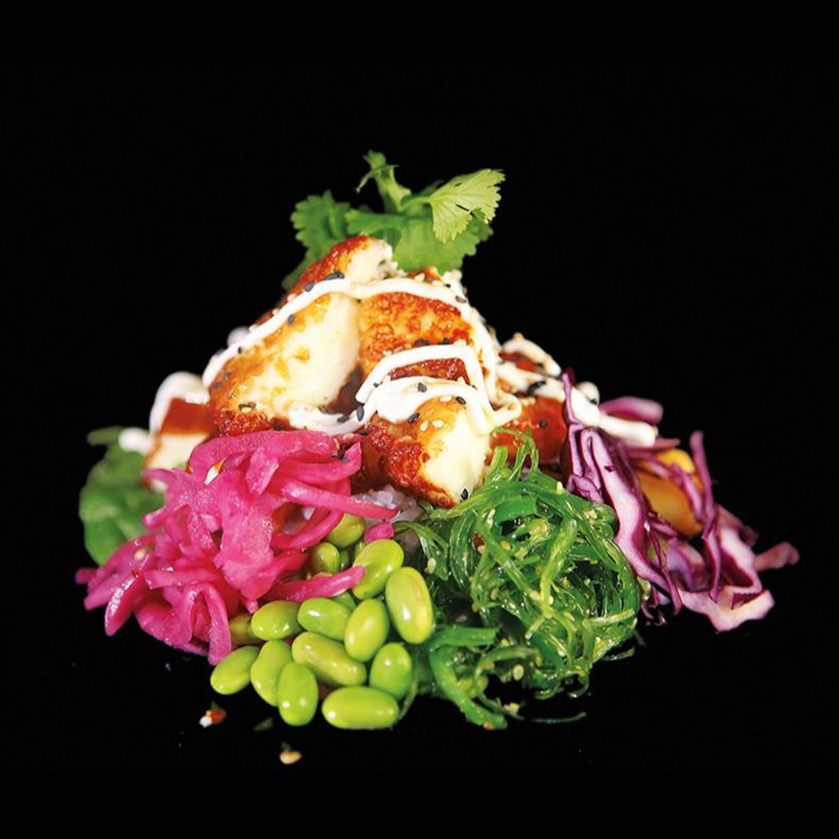 Halloumi Poké Bowl 🌱