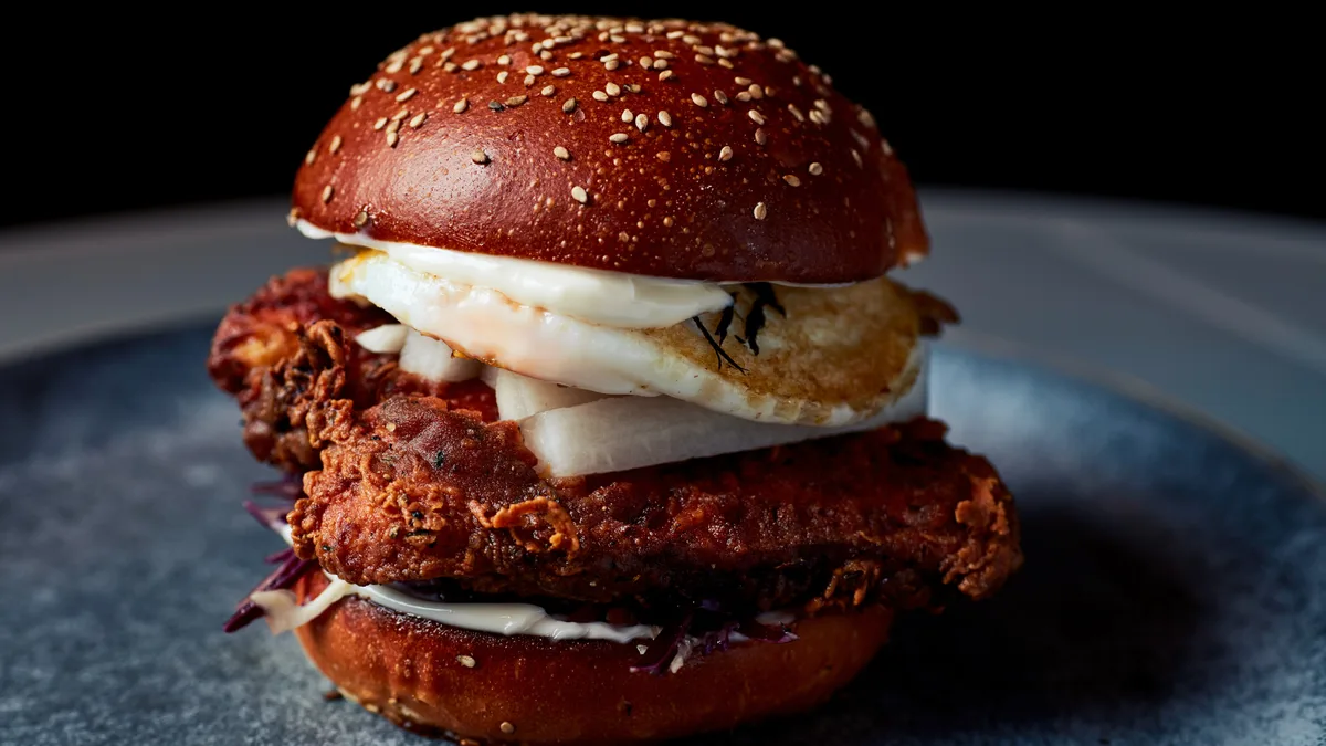 Karaage Chicken burger
