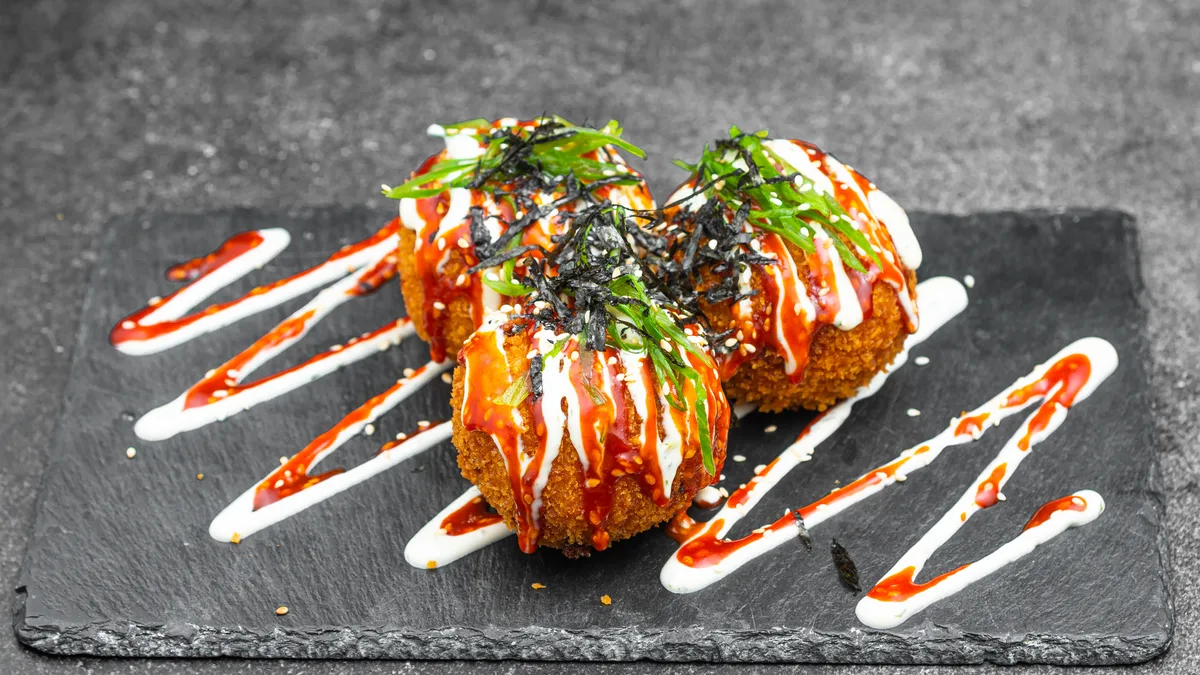 Kimchi arancini