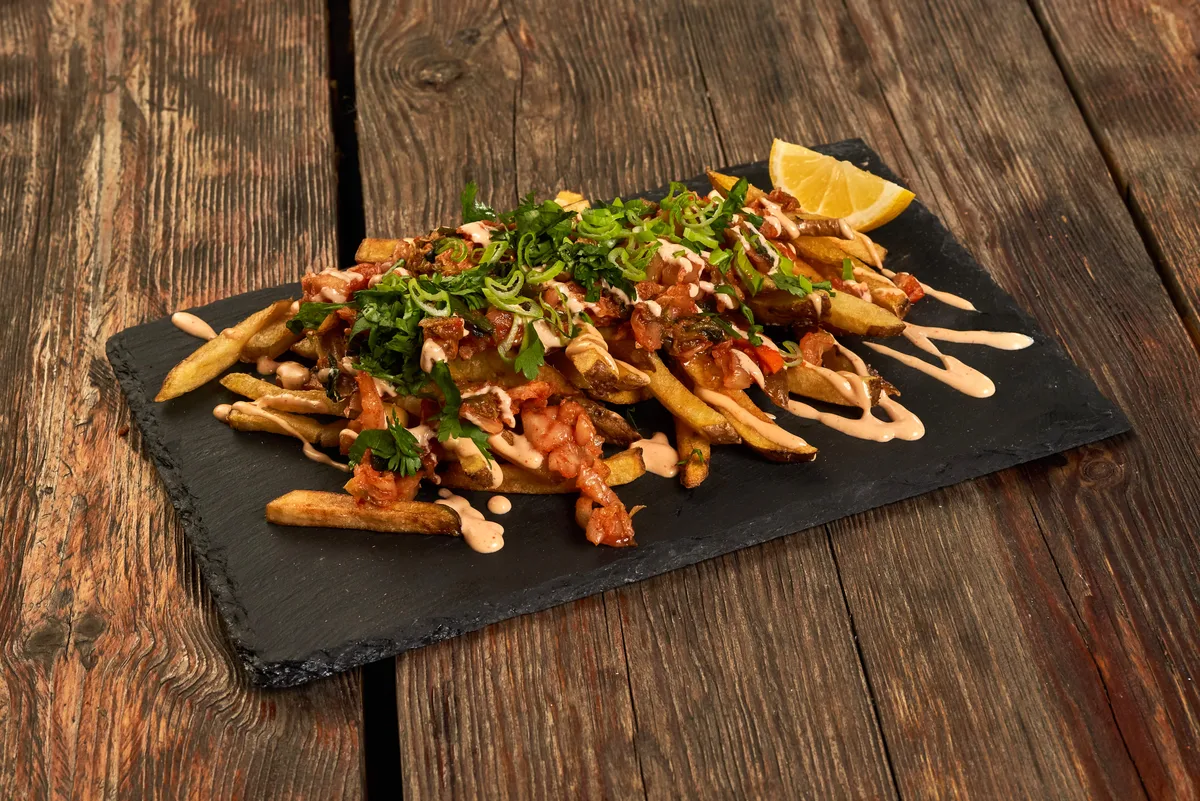 Kimchi Loaded Fries