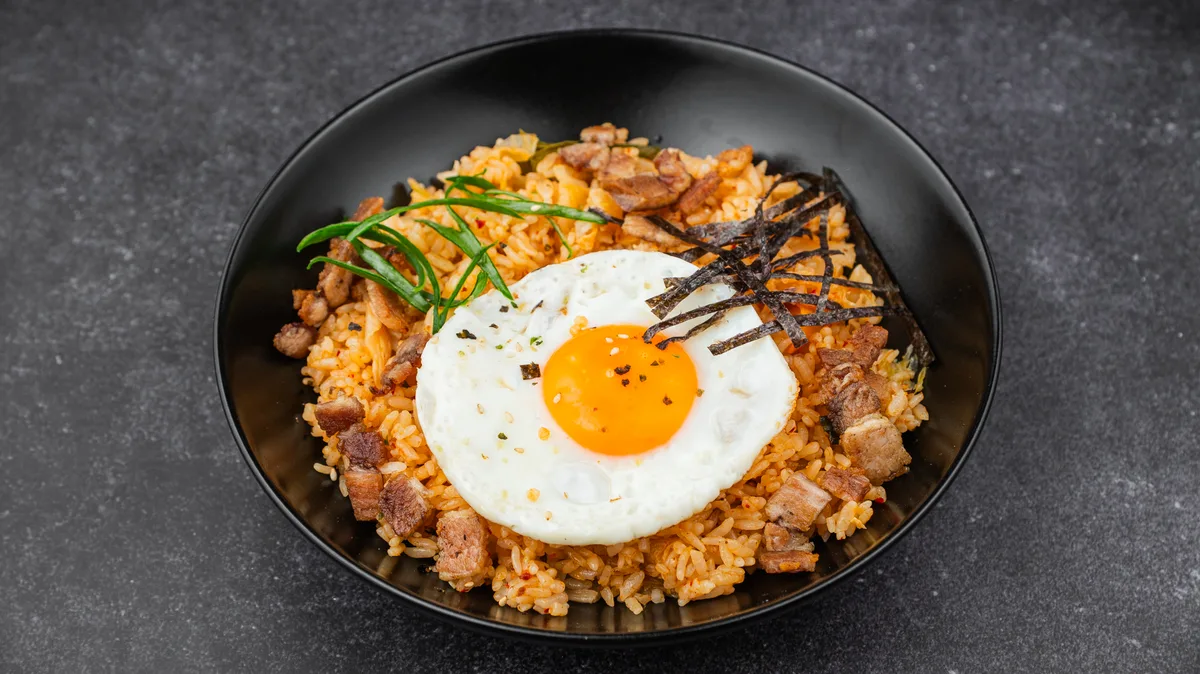 Pork Belly Kimchi Fried Rice