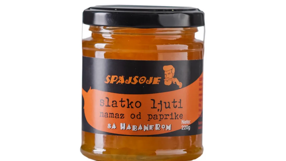 Yellow pepper jam with yellow habanero