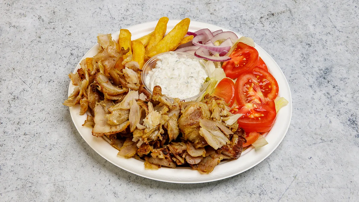 Zeus's gyros tál