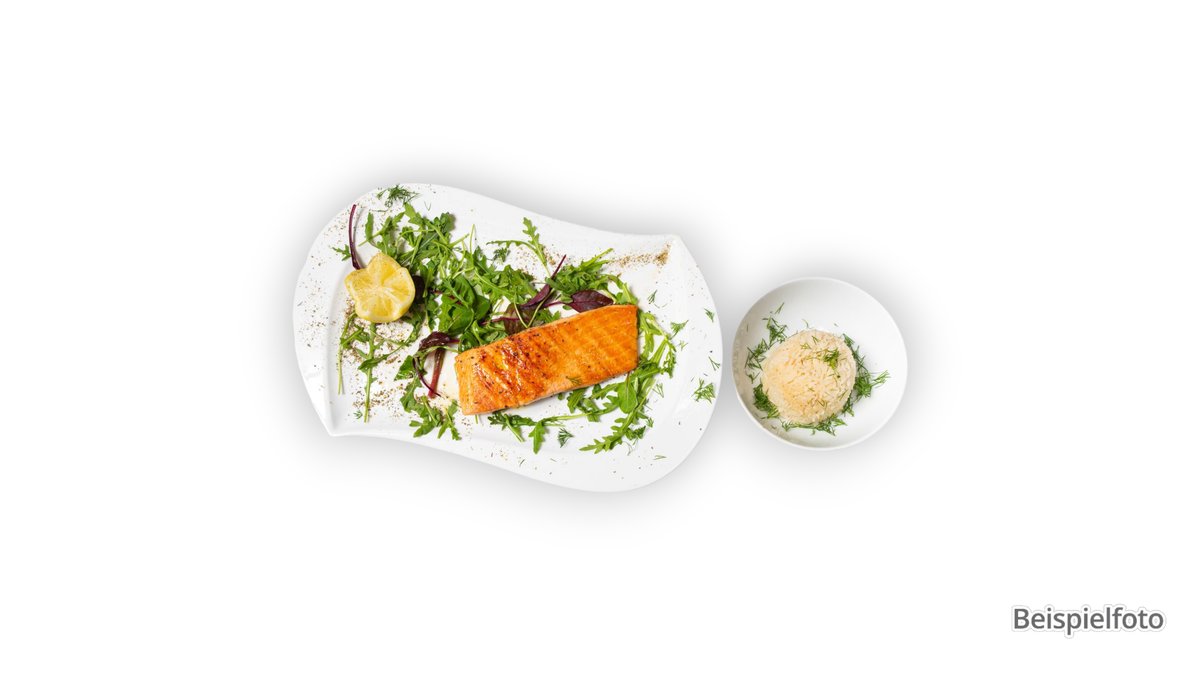 Gegriltes Lachsfilet